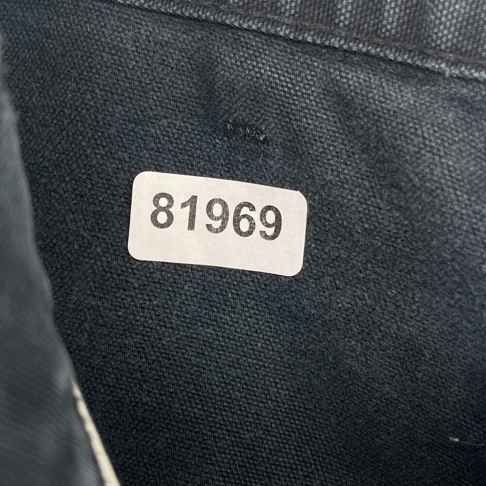 CARHARTT Pants Mens 33x30 B11 Loose Straight Washed Duck Carpenter Cotton Black - Picture 11 of 11